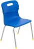 Titan 4 Leg Classroom Chair - (8-11 Years) 380mm Seat Height - Blue