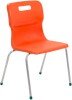 Titan 4 Leg Classroom Chair - (11-14 Years) 430mm Seat Height - Orange