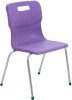 Titan 4 Leg Classroom Chair - (11-14 Years) 430mm Seat Height - Purple
