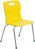Titan 4 Leg Classroom Chair - (11-14 Years) 430mm Seat Height - Yellow