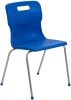 Titan 4 Leg Classroom Chair - (14+ Years) 460mm Seat Height - Blue