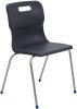 Titan 4 Leg Classroom Chair - (14+ Years) 460mm Seat Height - Charcoal