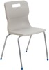 Titan 4 Leg Classroom Chair - (14+ Years) 460mm Seat Height - Grey