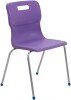 Titan 4 Leg Classroom Chair - (14+ Years) 460mm Seat Height - Purple