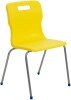 Titan 4 Leg Classroom Chair - (14+ Years) 460mm Seat Height - Yellow