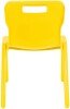 Titan One Piece Classroom Chair - (4-6 Years) 310mm Seat Height - Yellow