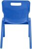 Titan One Piece Classroom Chair - (6-8 Years) 350mm Seat Height - Blue