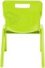 Titan One Piece Classroom Chair - (6-8 Years) 350mm Seat Height - Lime