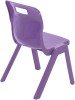 Titan One Piece Classroom Chair - (6-8 Years) 350mm Seat Height - Purple
