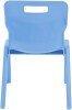 Titan One Piece Classroom Chair - (6-8 Years) 350mm Seat Height - Sky Blue