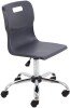 Titan Swivel Senior Chair - (11+ Years) 460-560mm Seat Height - Charcoal