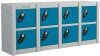 Probe MiniBox 8 Multi Door Stackable Lockers - 415 x 900 x 230mm - Blue (Similar to RAL 5019)