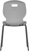 Arc 4 Leg Chair with Brace - 430mm Seat Height - Grey