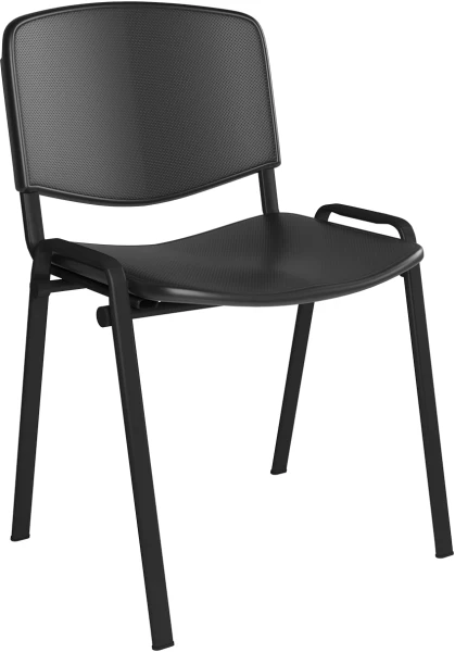 Dams Taurus Plastic Stacking Chair - Pack of 4 - Black