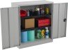 TC Talos Metal Cupboard with 2 Shelves - 1000mm High - Grey