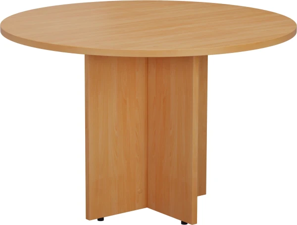 TC Round Meeting Table 1100mm - Beech