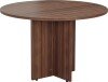 TC Round Meeting Table 1100mm - Dark Walnut (8-10 Week lead time)