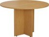 TC Round Meeting Table 1100mm - Nova Oak