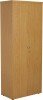 TC Double Door Cupboard with 4 Shelves - 2000mm High - Nova Oak