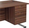 TC Fixed Pedestal 2 Drawers - Dark Walnut (8-10 Week lead time)