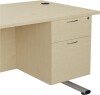 TC Fixed Pedestal 2 Drawers - Maple (8-10 Week lead time)