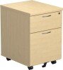 TC Mobile Pedestal 2 Drawers - Maple (8-10 Week lead time)