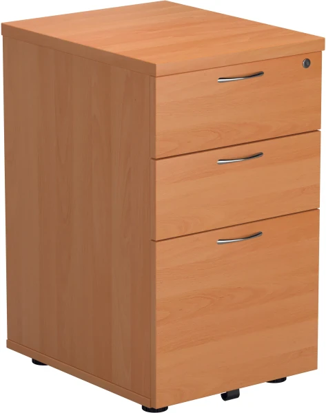 TC Under Desk Pedestal 3 Drawers - Beech