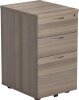 TC Under Desk Pedestal 3 Drawers - Grey Oak