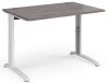 Dams TR10 Height Settable Straight Desk - 1200mm x 800mm