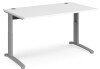 Dams TR10 Height Settable Straight Desk - 1400mm x 800mm