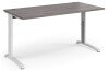 Dams TR10 Height Settable Straight Desk - 1600mm x 800mm