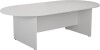 TC Guarda D End Meeting Table - 2400mm - White