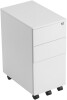 TC Talos - 3 Drawer Pedestal, Narrow, Under Desk, Steel - White