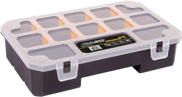 Tool-Lab 12 Compartment Slim Organiser Box