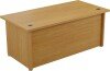 TC Regent Executive Rectangular Desk - 1800 x 900mm - Nova Oak