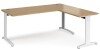 Dams TR10 Desk 1800mm X 800mm With 800mm Return Desk