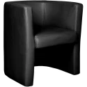 Nautilus Milano Leather Faced Tub Chair