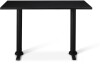 Tabilo Phoenix Twin Dining Table - 1200 x 700mm - Black