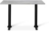 Tabilo Phoenix Twin Dining Table - 1200 x 700mm - Concrete