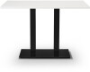 Tabilo Forza Twin Dining Table - 1200 x 700mm - White