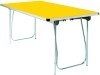 Gopak Universal Folding Table - (W) 1830 x (D) 760mm - Yellow