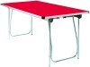 Gopak Universal Folding Table - (W) 1520 x (D) 760mm - Poppy Red