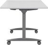 TC One Tilting Rectangular Table - 1400 x 700mm - White