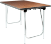 Gopak Vantage Folding Table - (W) 915 x (D) 760mm - Teak