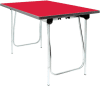 Gopak Vantage Folding Table - (W) 1220 x (D) 685mm - Poppy Red