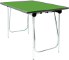 Gopak Vantage Folding Table - (W) 1220 x (D) 760mm - Pea Green