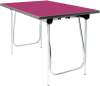 Gopak Vantage Folding Table - (W) 1830 x (D) 685mm - Fuchsia