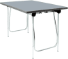 Gopak Vantage Folding Table - (W) 915 x (D) 610mm - Storm