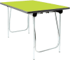 Gopak Vantage Folding Table - (W) 1220 x (D) 760mm - Acid Green