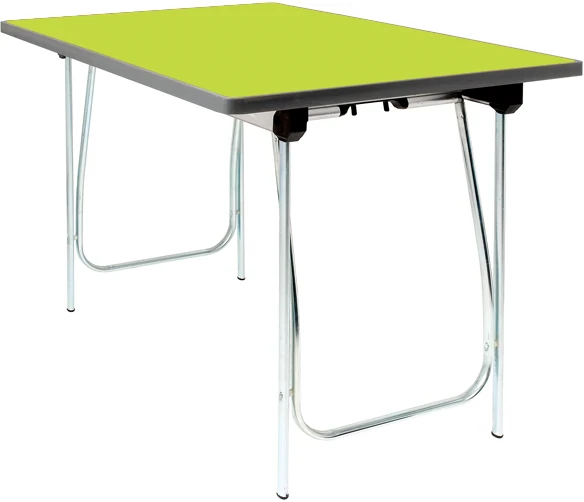 Gopak Vantage Folding Table - (W) 915 x (D) 685mm - Acid Green